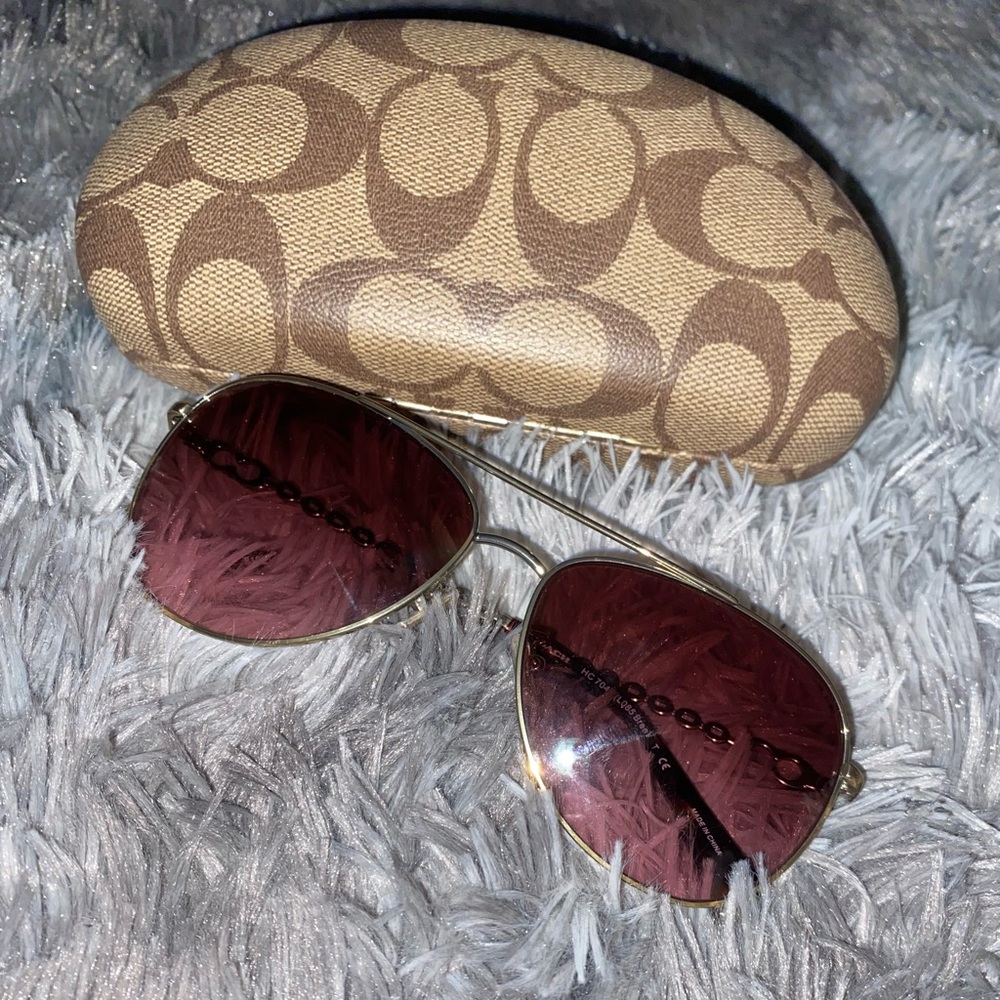 COACH aviator sunglasses